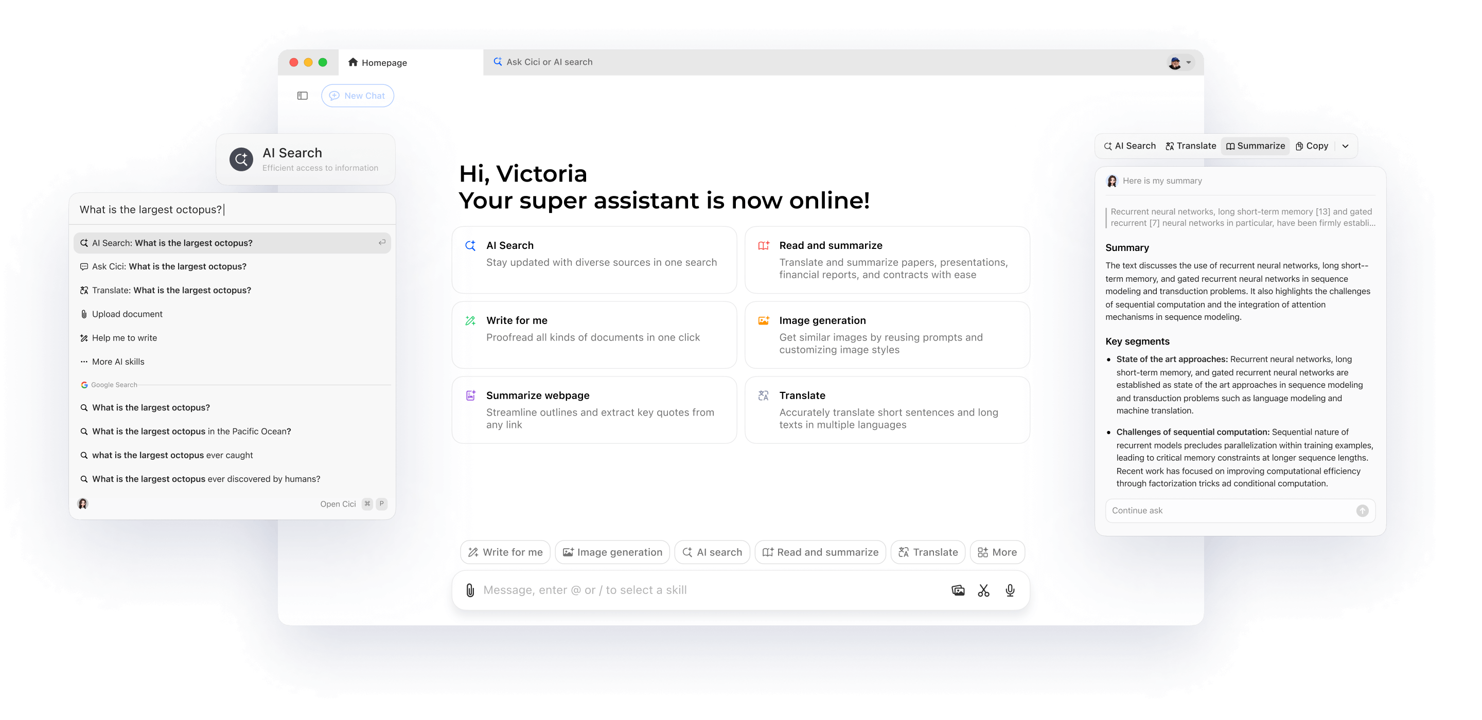 Download cici ai boost productivity creativity